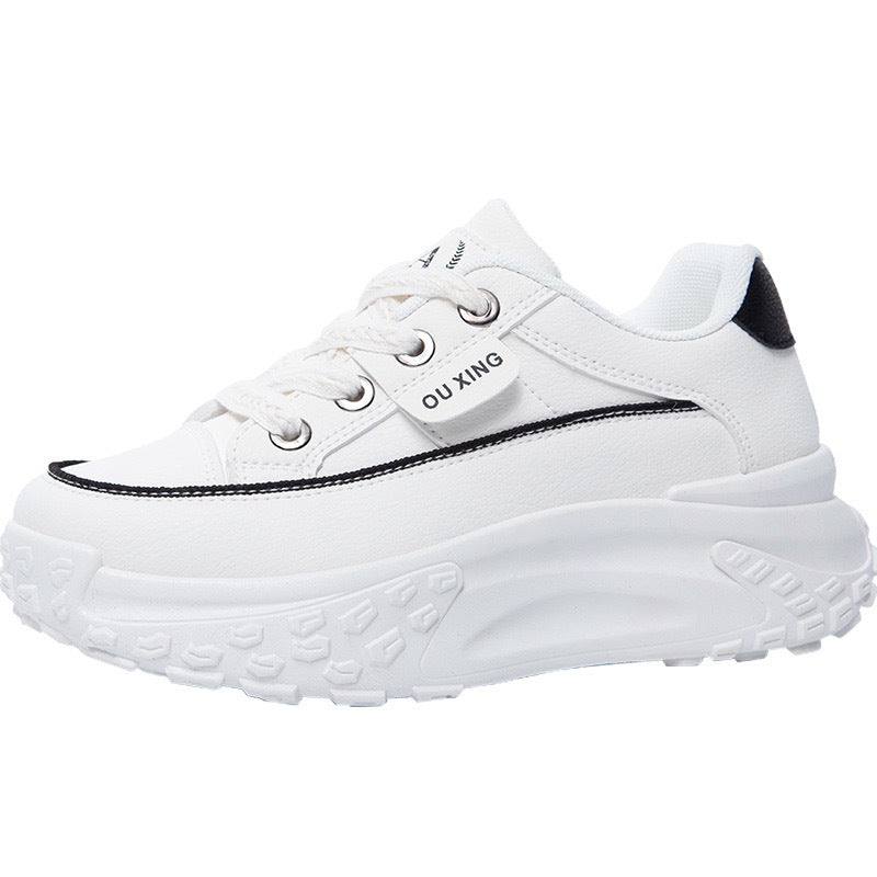 Casual Versatile Korean Style Height Increasing Breathable Sneaker