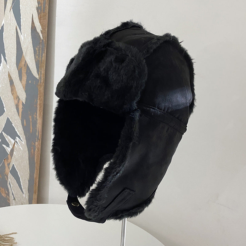 Warm Earmuffs Suede Retro Wear Windproof On Both Sides