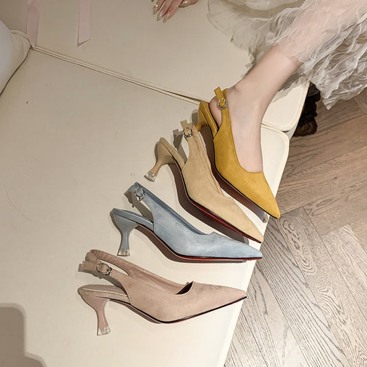 Spring And Summer Stiletto Heel Pointed High Heels