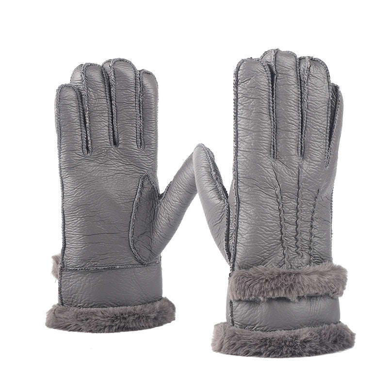 Non-slip And Velvet Thickened Outdoor Cycling Warm Gloves