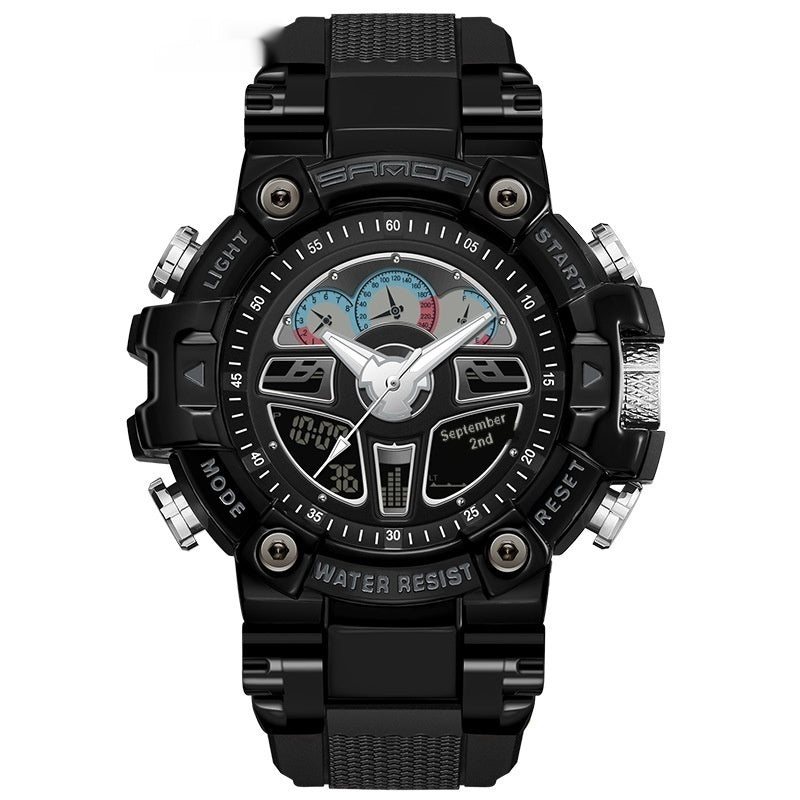Trendy Waterproof Multi-function Digital Watch For Students
