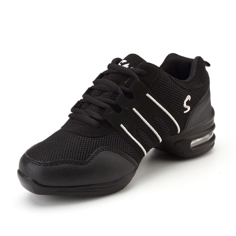 Womens Breathable Mesh Soft-soled Dance Shoes