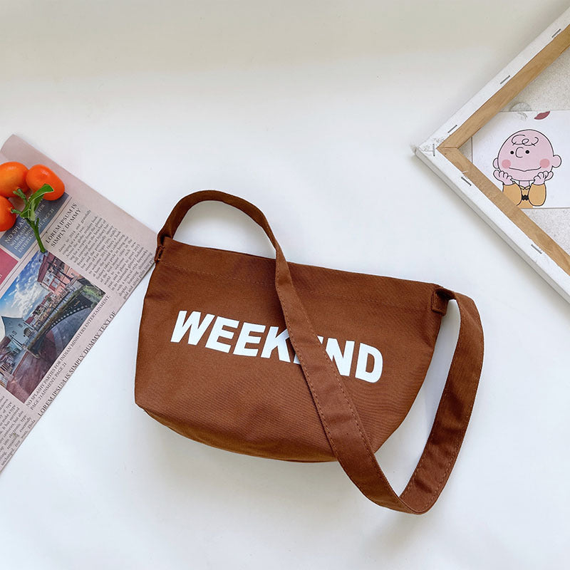 New Fashion Canvas Girls Shoulder Crossbody Bag