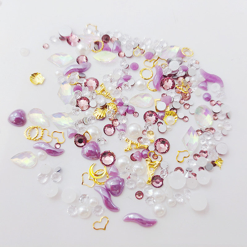 Nail Art Ceramic Hemming Jewelry Mix