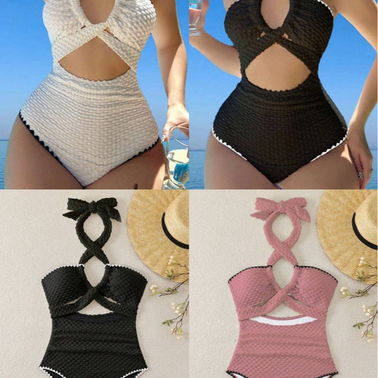 Sexy Backless One-Piece Swimsuit Women