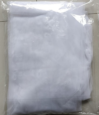 DX9003 China Factory Wholesale Lace Appliqued Bridal Veils Blusher Veils
