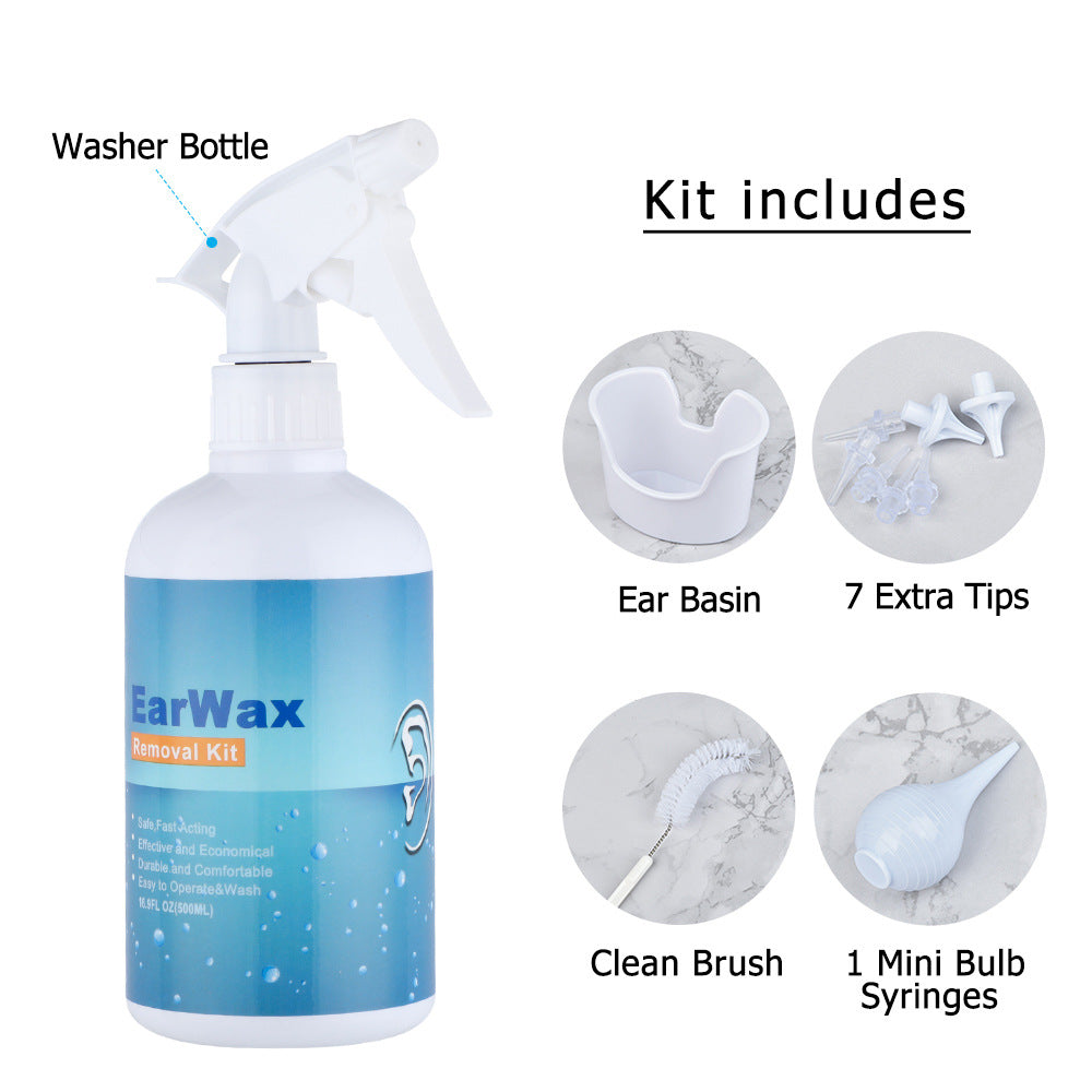 Ear Washing Set Ear Flusher Tool Set 500ml