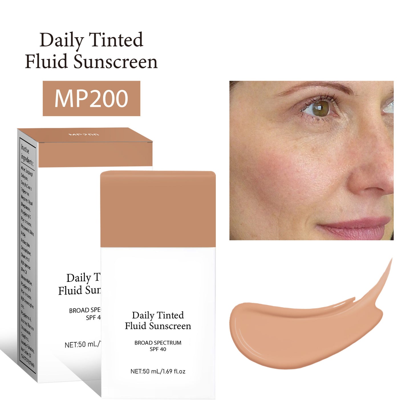 Brightening Skin Color Moisturizing Concealing Foundation