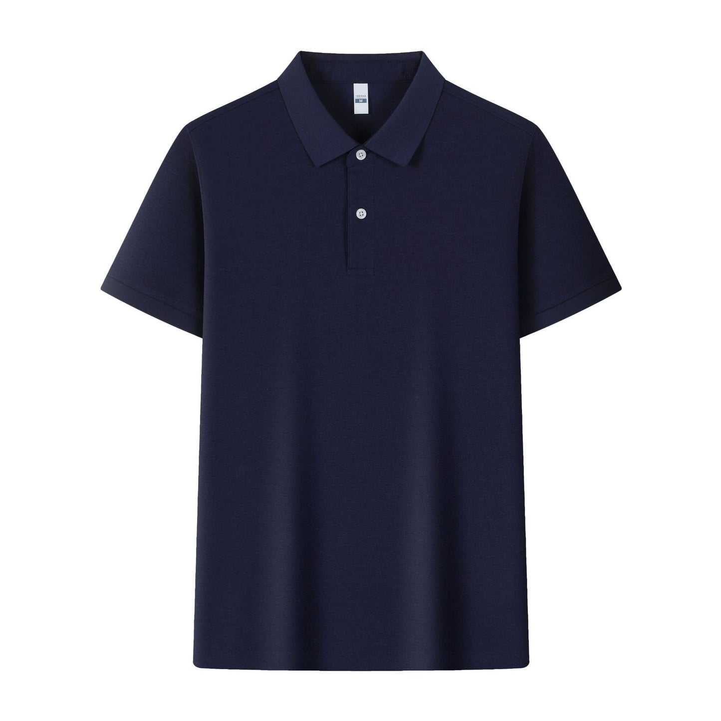 Silk Polo Shirt Work Clothes Lapel