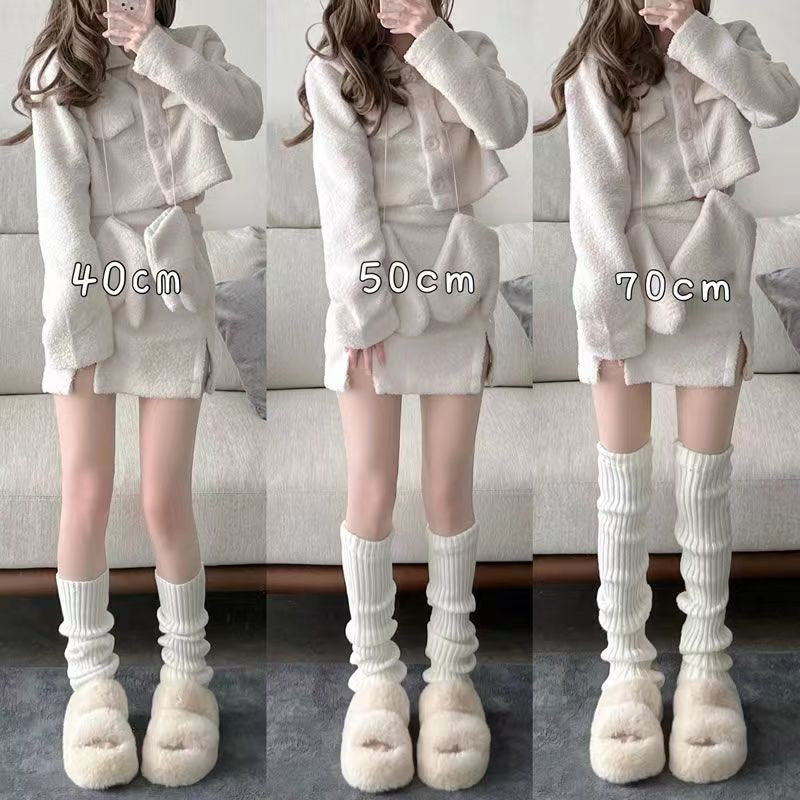 Special Preppy Style Female Calf Socks