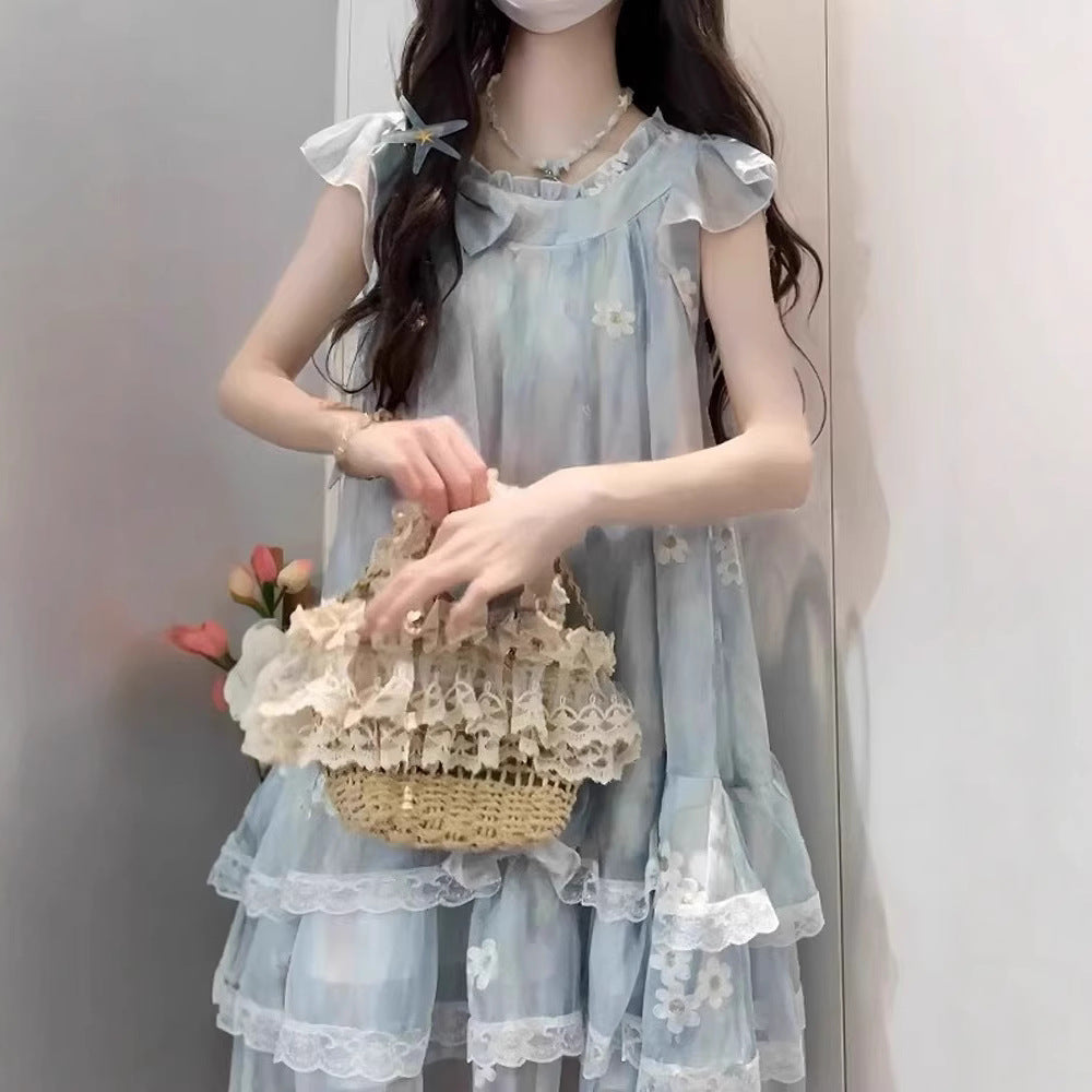 New Petite-style Chic Princess Mini Skirt