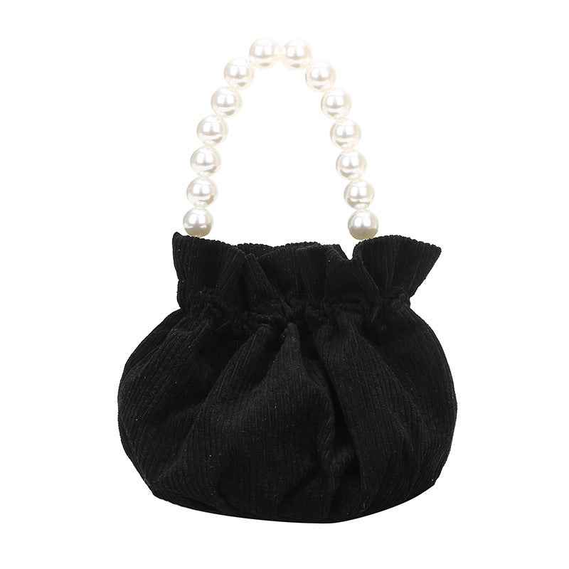 Crinkled Chain Cloud One Shoulder Crossbody Bag