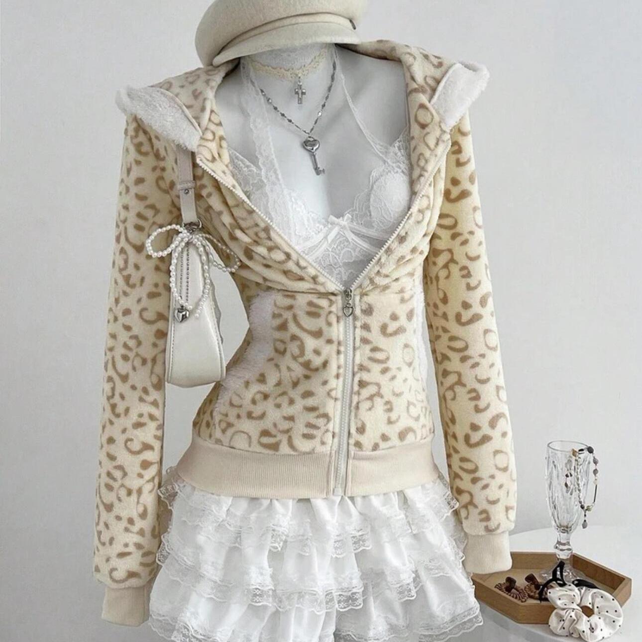 Retro-style Spicy Girls Fallwinter Hoodie Jacket
