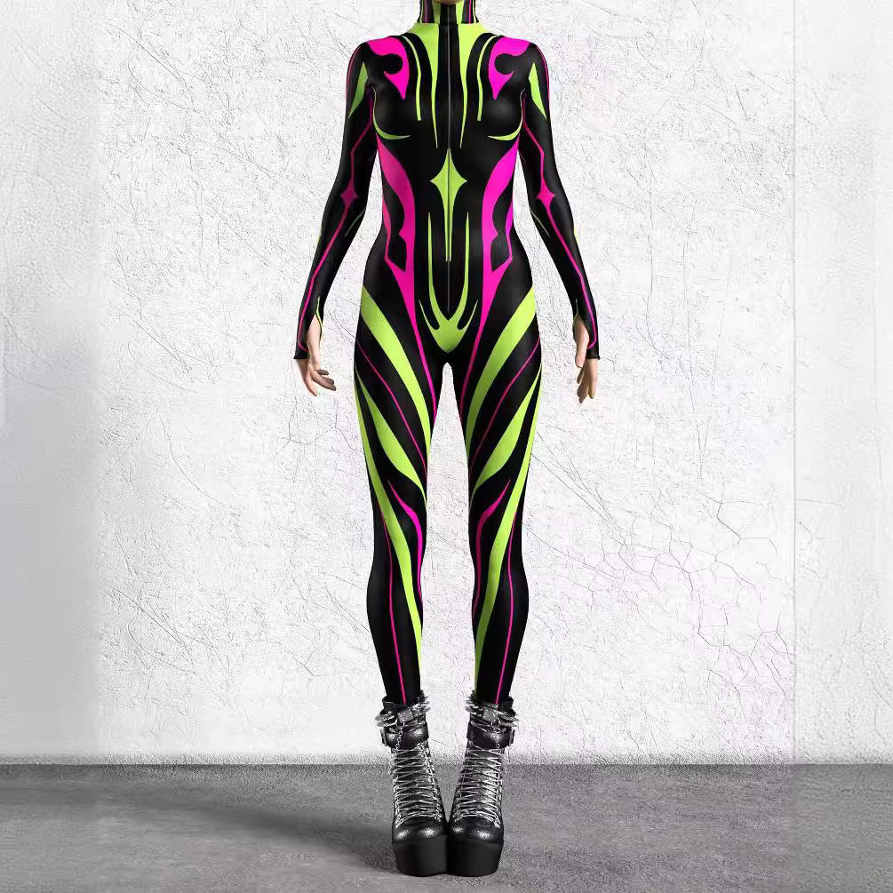 3D Digitalprint Cosplay Heldragt Legekostume