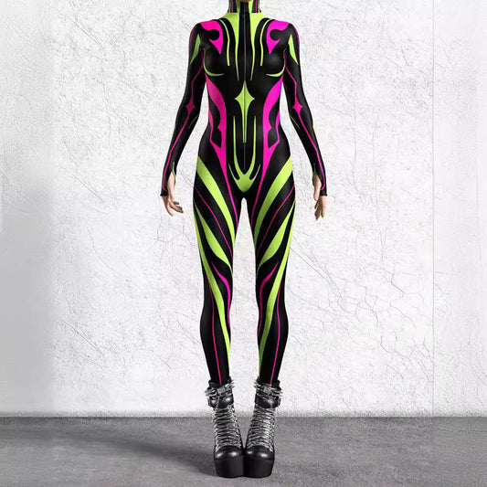 3D Digital Printing Cosplay One-piece Play Costume