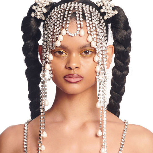 Full Bore Exaggerated Long Tassel Hair Chain