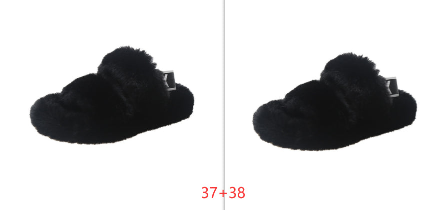 Zenda Vilde Hjemmesko i Pels til Kvinder
