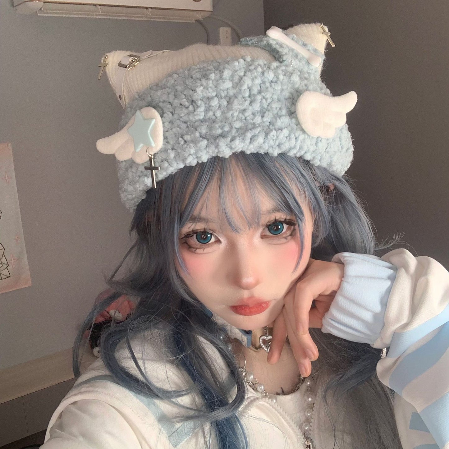 Women's Fashion All-match Cat Ear Hat