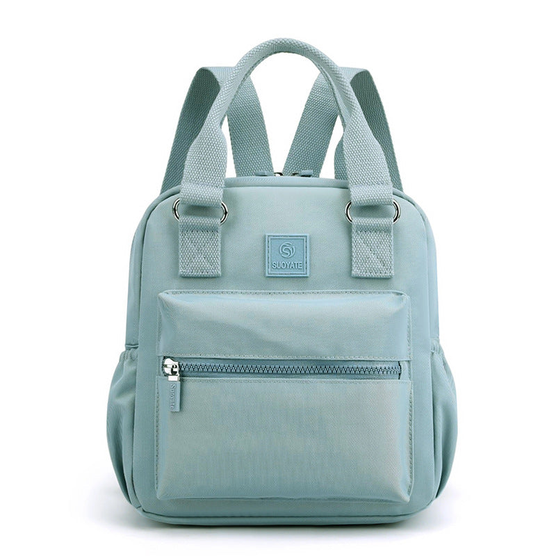 Solid Color Backpack Female New Fashion
