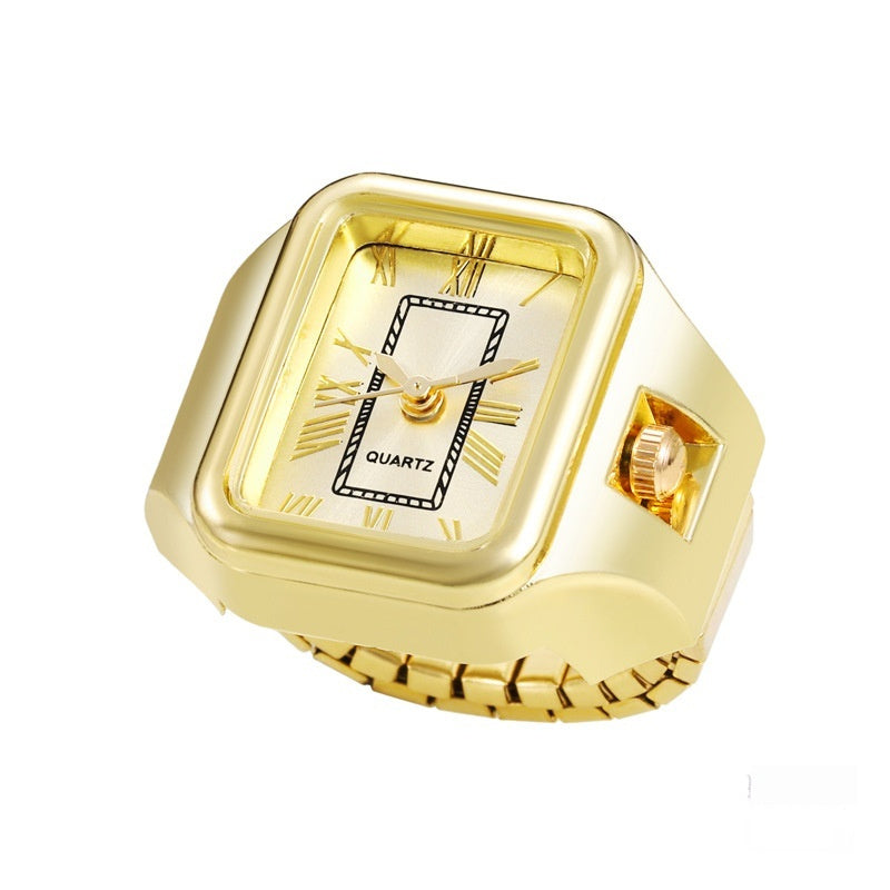 Watch With An Extended Strap That Can Be Worn As A Ring