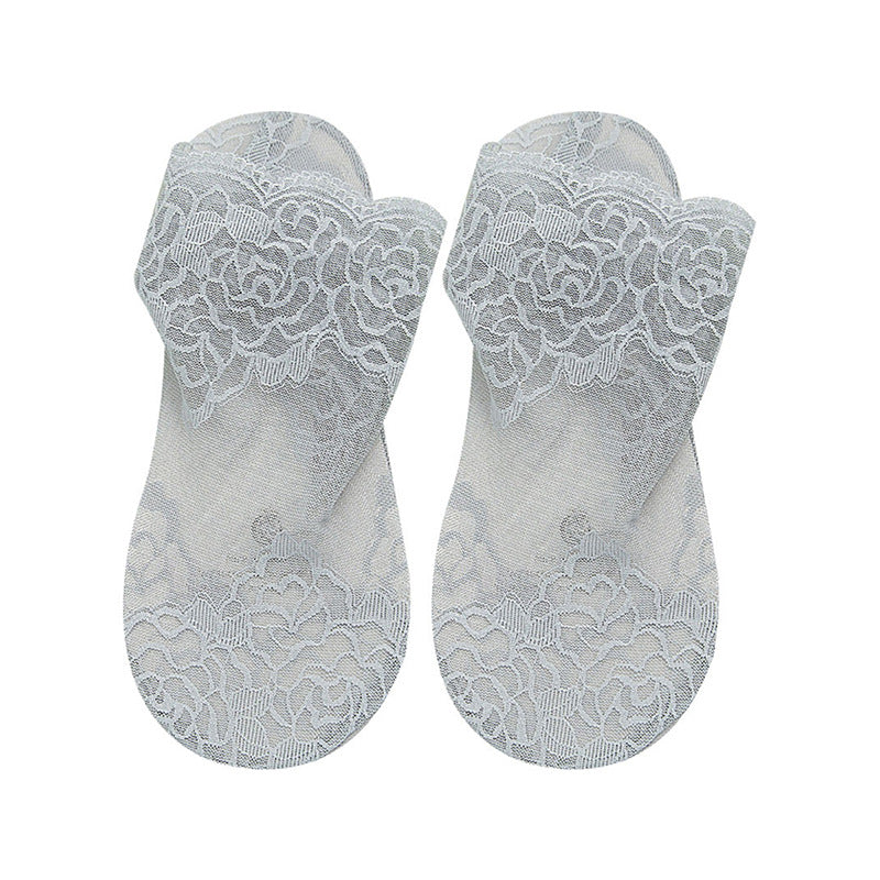 Socks, Cotton Bottom, Low-cut Boat Socks, Mesh Socks