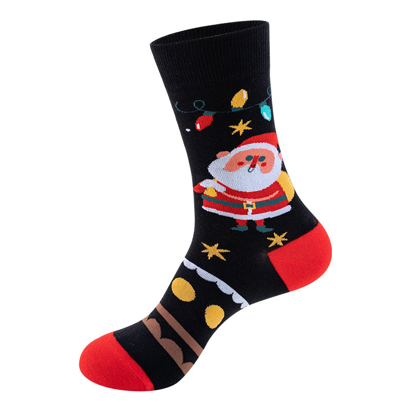 New Creative Christmas Snowman Cartoon Socks