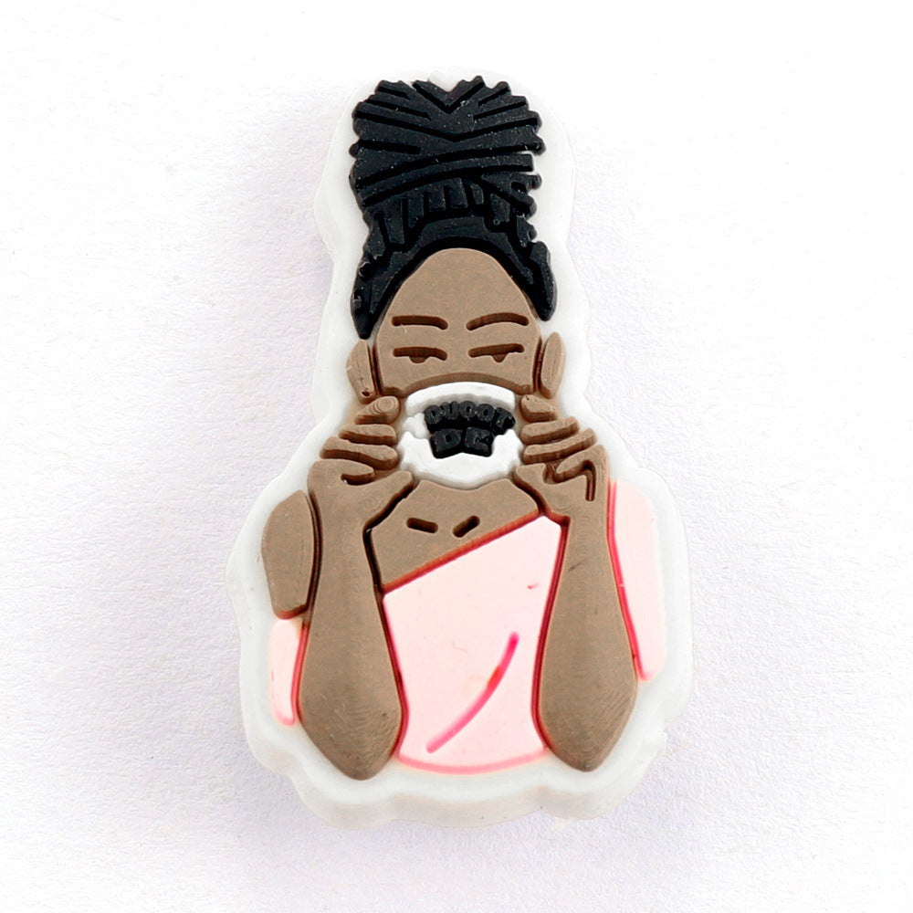 Charms Tilbehør Black Lives Matter BGM BLM Dollar Skodekoration