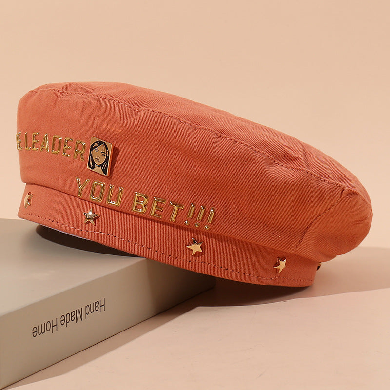 Women's Japanese Fashion Age Reduction Painter Hat