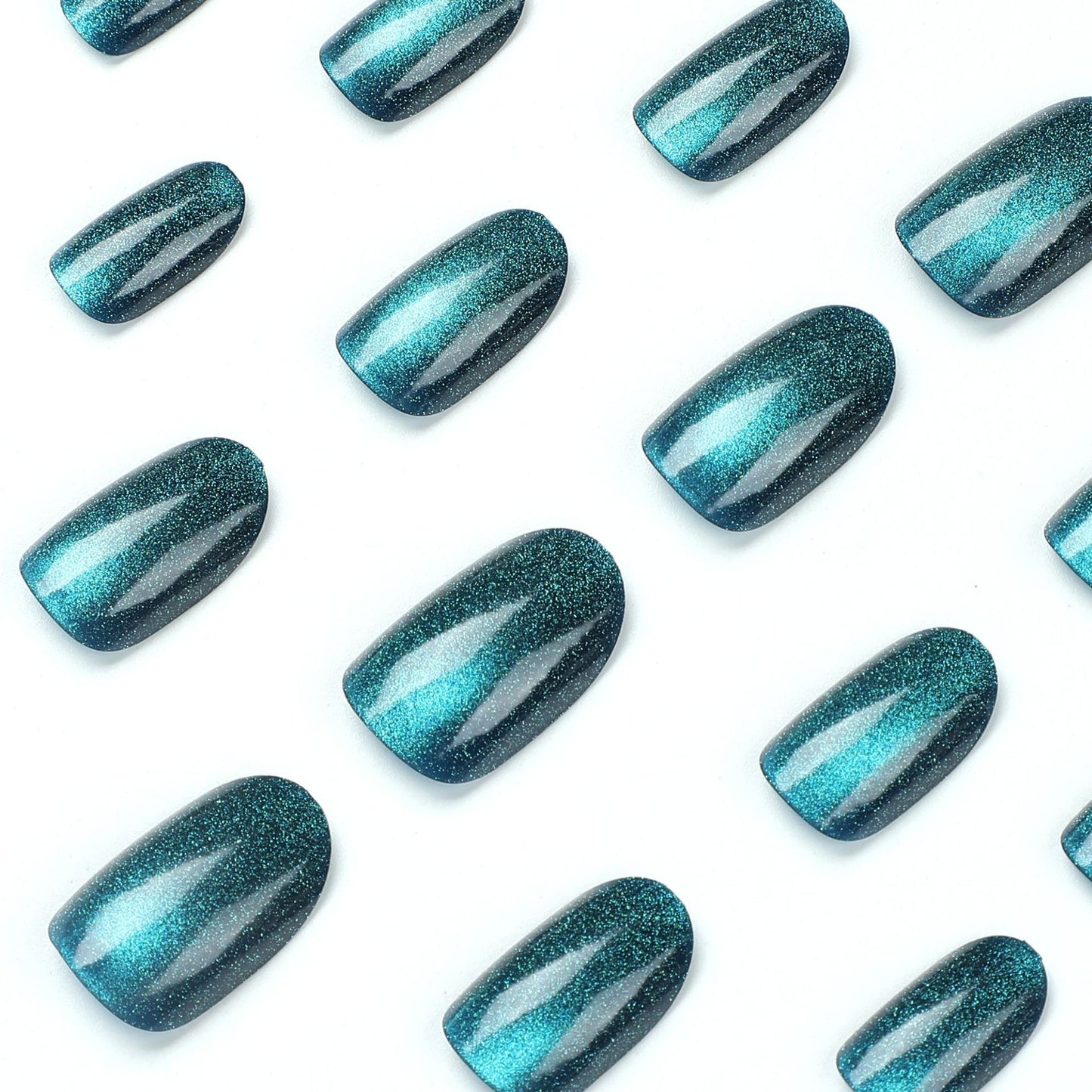 Cat's Eye Muppet Blue Nail Tip Wear Armor