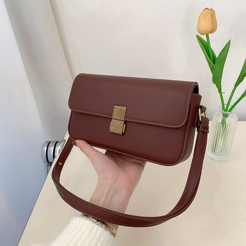 Single Shoulder Women's New Texture And Fashion Niche Crossbody Bag
