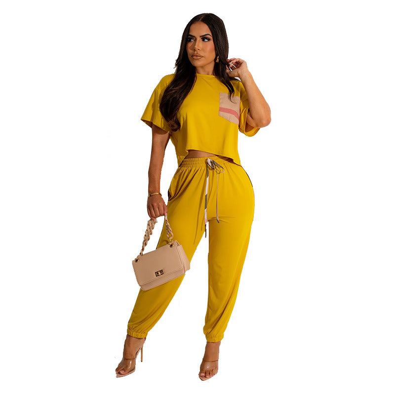 Women's Loose Casual Top And Pants Set