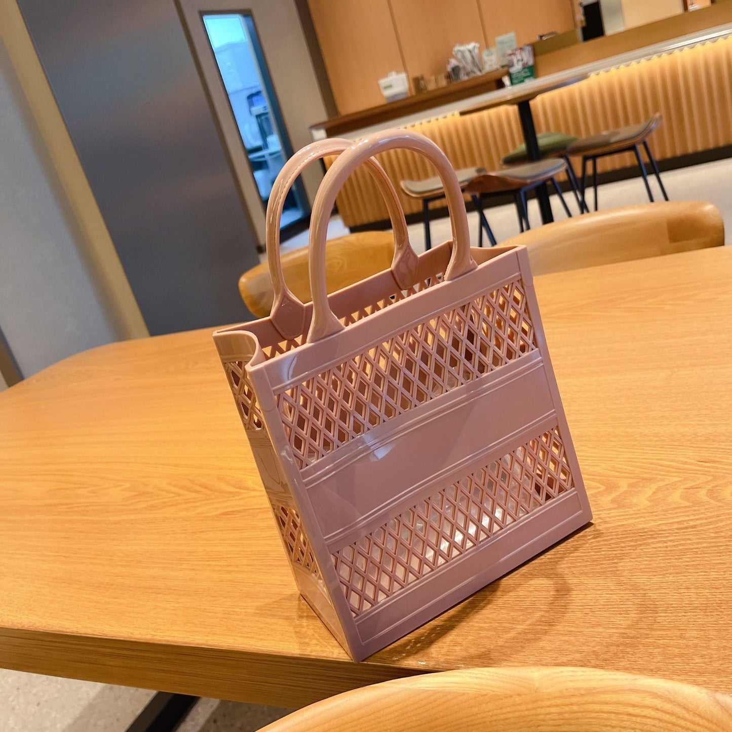 Portable Large Capacity Storage Basket Candy Hollow Bag