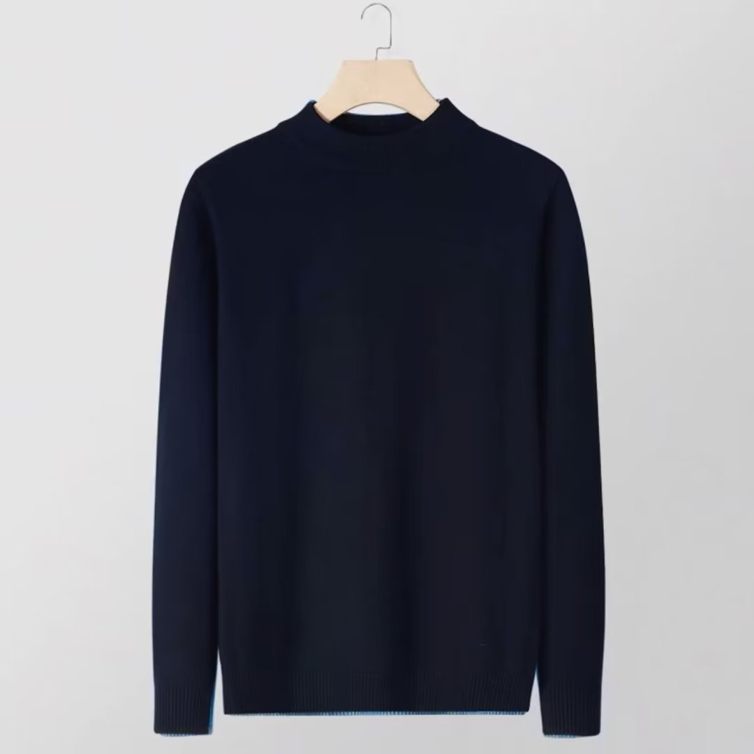 Knitted Base-Layer Casual Men's Wholesale Tops