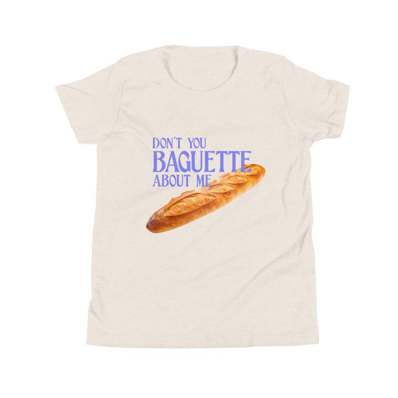Long Stick Bread About Me T-shirt Digital Printing