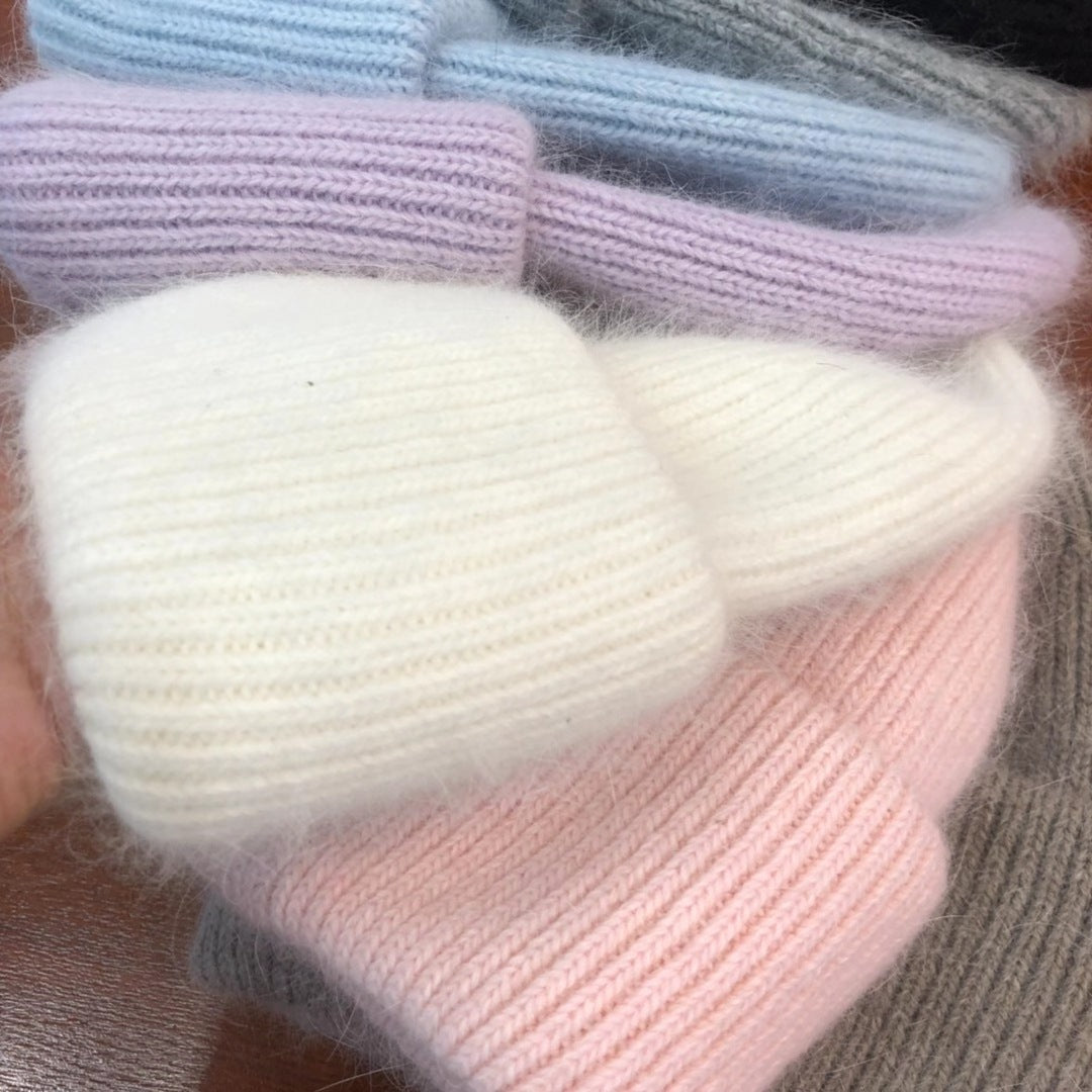 Wild Candy Color Vertical Stripes Knitted Hat