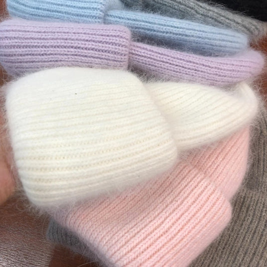 Wild Candy Color Vertical Stripes Knitted Hat