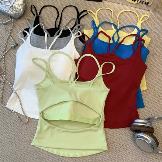 Women's Double-shoulder Strap Sling Top