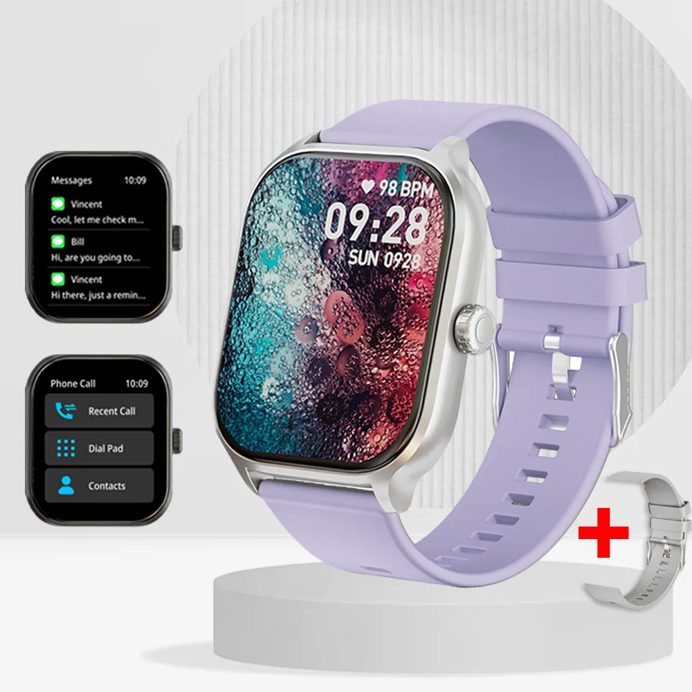 2025 New Smart Watch Bluetooth Call Men Women Watch Voice Assistant 100+ Sports Smart Watch for Android IOS