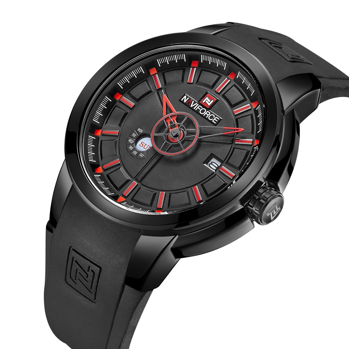 Men's Waterproof Quartz Sports Watch With Calendar