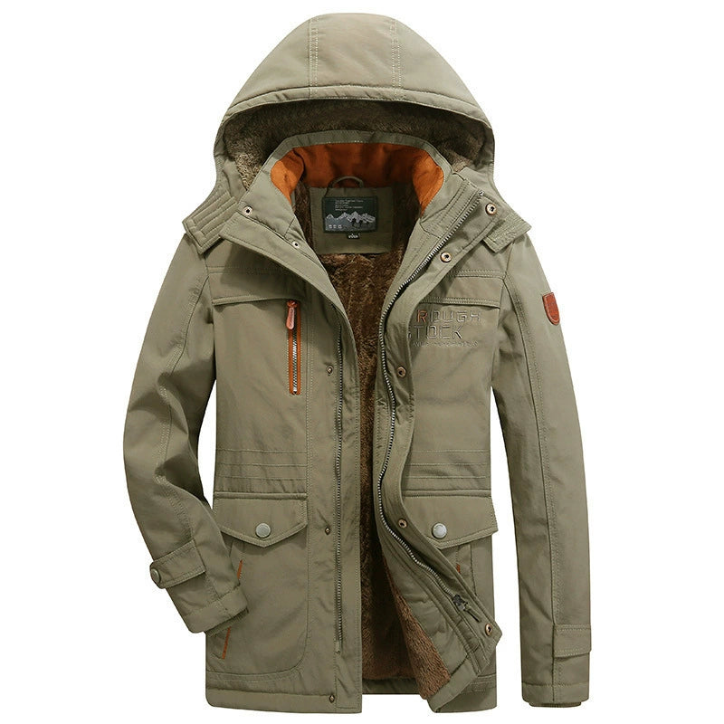 Plush thick padded jacket