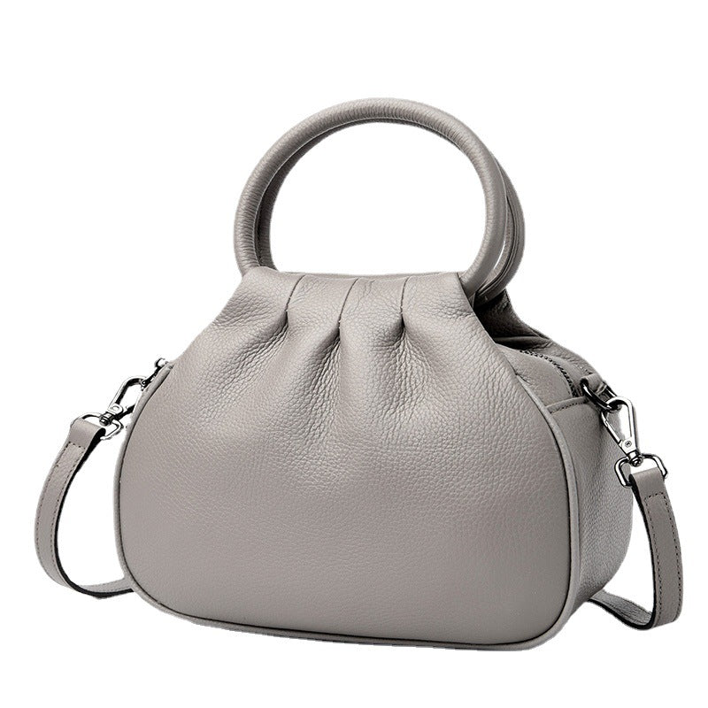 Sophisticated Elephant-gray Womens Bag Versatile Crossbody Style