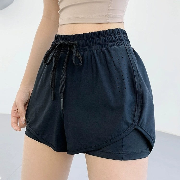 Hurtigtørrende Løbeshorts Åndbar Sports Anti-udstillings