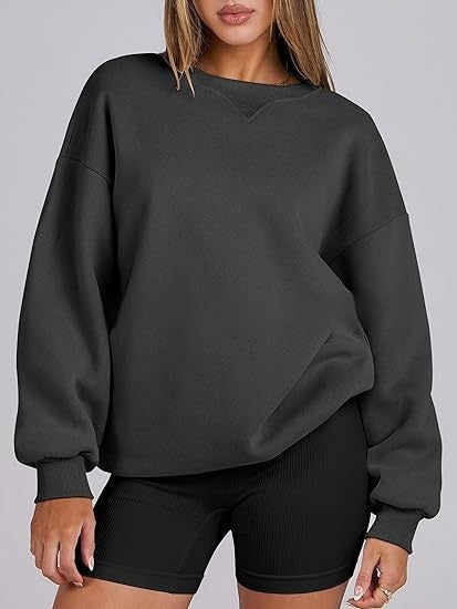 Dame Sweater Uld Rund Hals Pullover Top