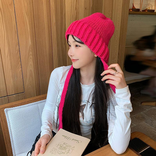 Women's Fashion Korean Style Trendy Warm Knitted Hat