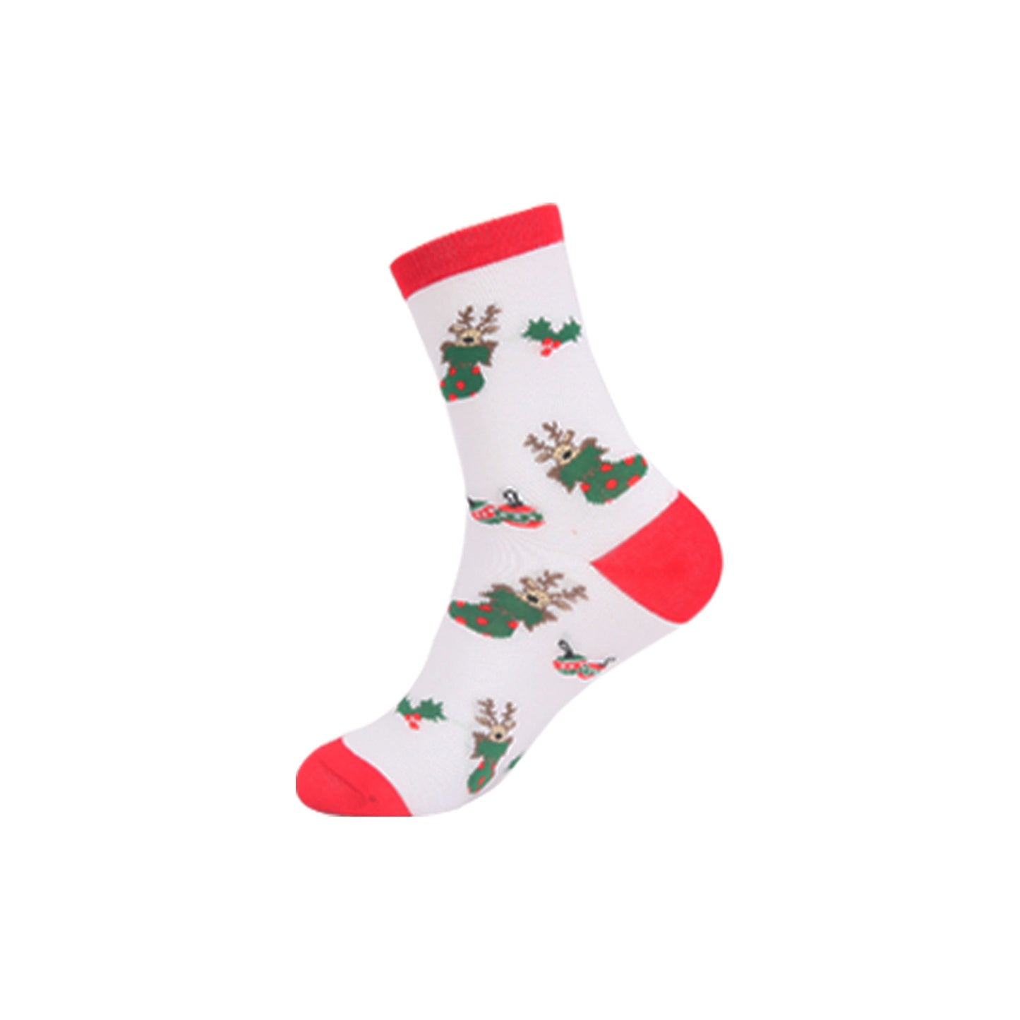 Christmas Men's And Women's Mid-calf Socks
