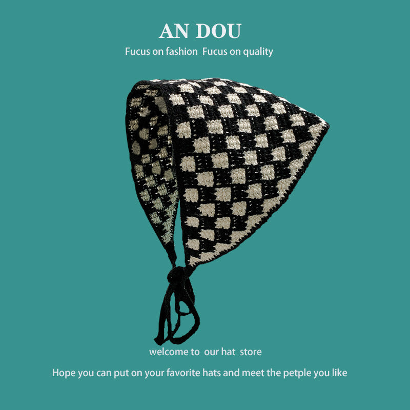 Spring And Autumn Fashion Knitted Crocheted Hollow Triangular Binder Women