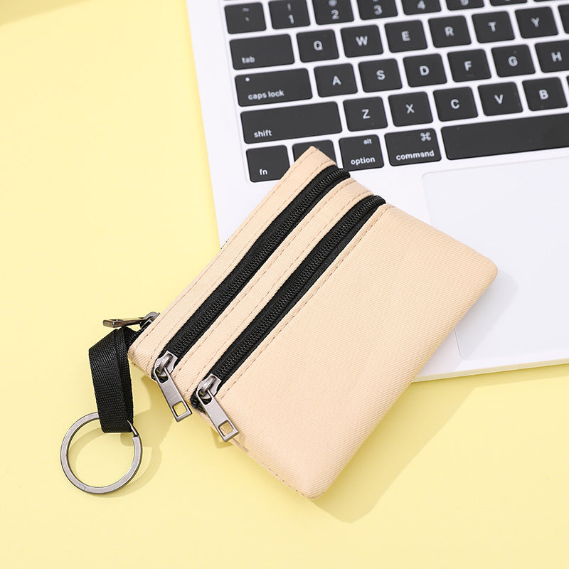 Womens Stylish Mini Canvas Coin Purse
