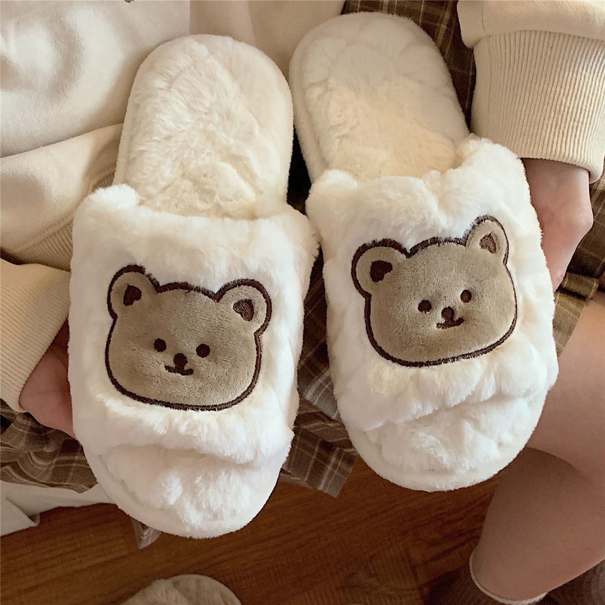 Cute Animal Slippers Girl Fashion Home