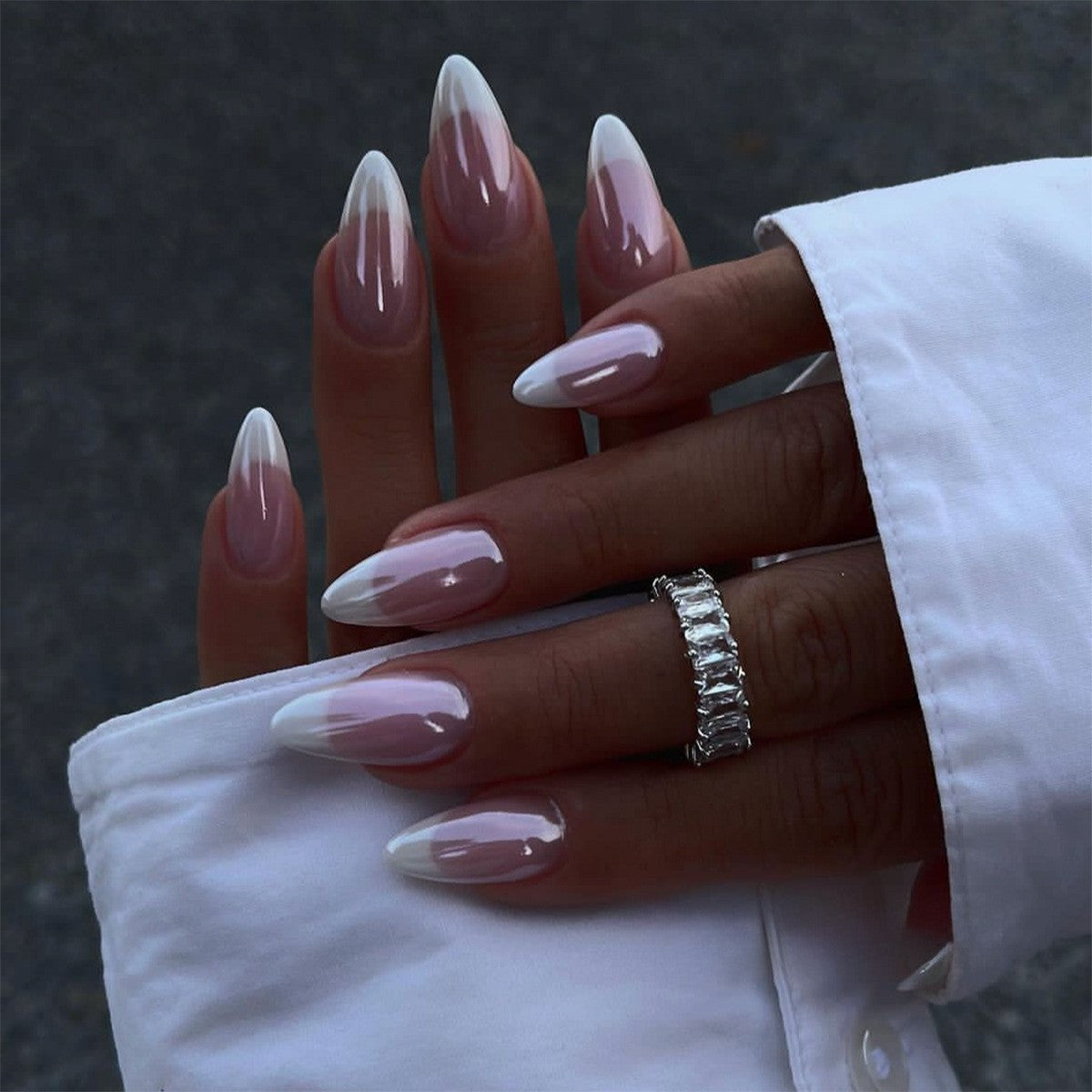 Wear Nail Tip Electroplating Removable Fake Nail Patch Finished Product