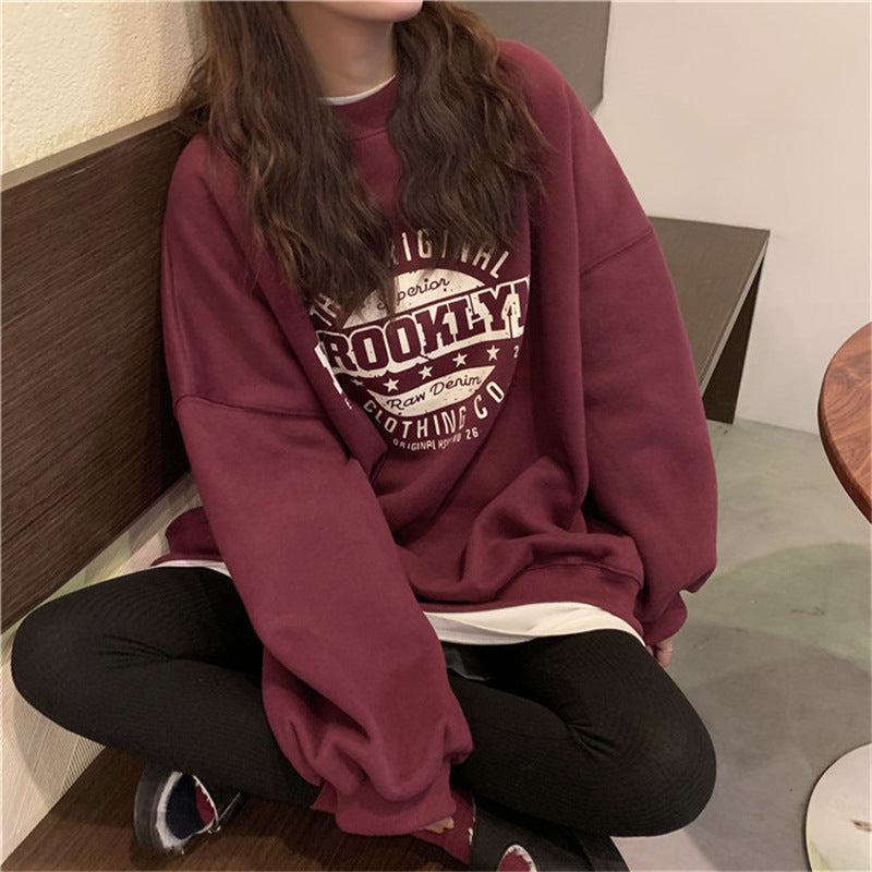 Women's Round Neck Loose Sweater